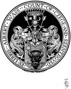 szentegyedi és czegei gróf Wass Albert címere Petry Béla rajza